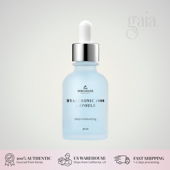 the SKIN HOUSE Hyaluronic 6000 Ampoule 30ml – Deep Hydration & Plumping Care - Picture 1 of 5